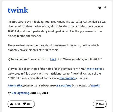 what is twink|Dear internet: THIS is what the word twink really。